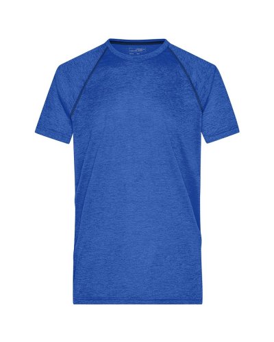 Men's Sport T-Shirt Blue-melange/navy