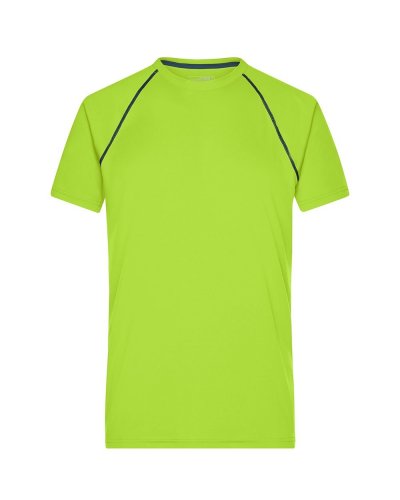 Men's Sport T-Shirt Bright Yellow / Bright Blue