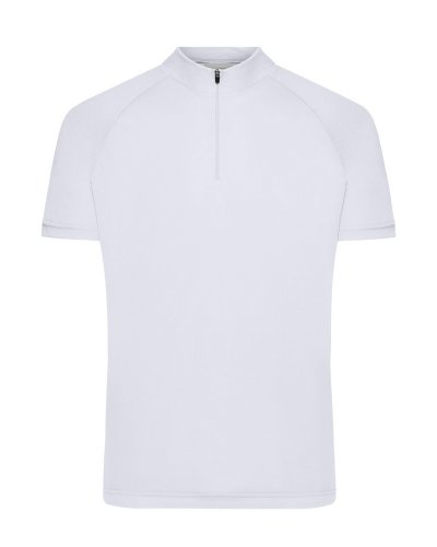 T-shirt da ciclismo uomo White