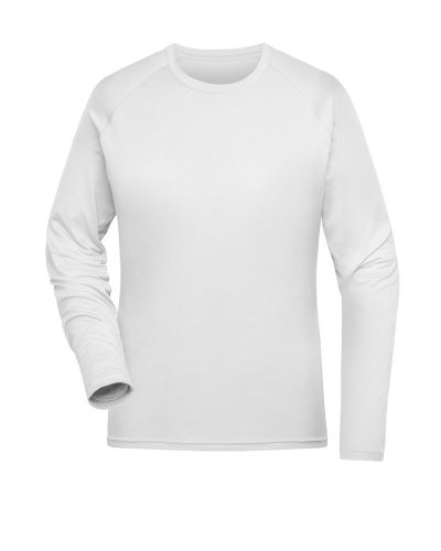 Ladies' Sports Shirt Long-Sleeved White