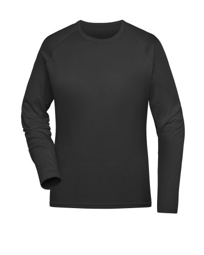 Ladies' Sports Shirt Long-Sleeved Black
