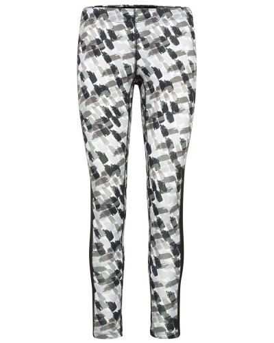 Ladies' Sports Tights Black-printed/black