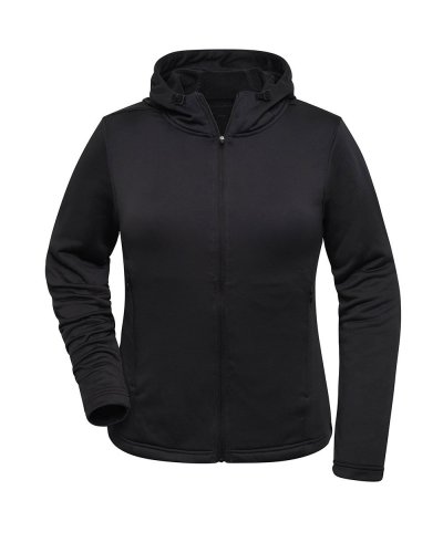 Ladies' Sports Zip Hoodie Black