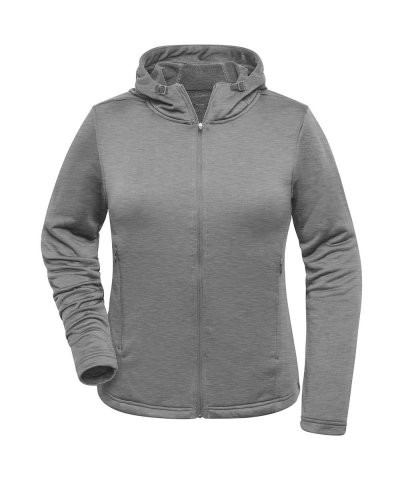Ladies' Sports Zip Hoodie Light melange