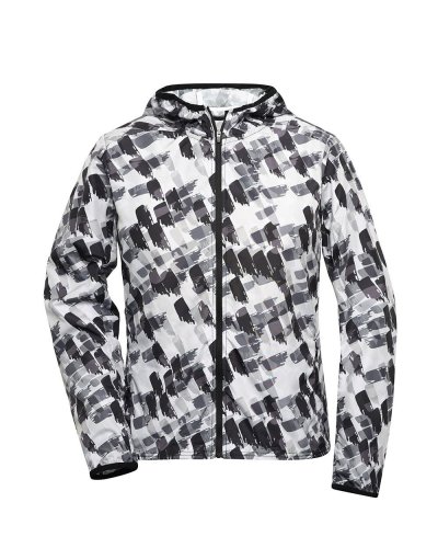 Ladies' Sports Jacket Black-printed