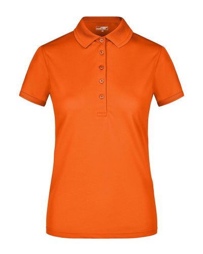 Polo Active Donna James & Nicholson Dark Orange
