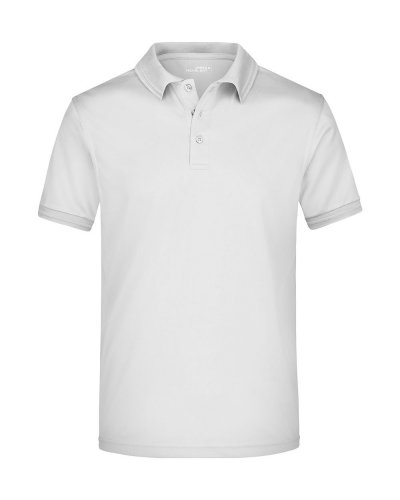 Men's Active Polo White