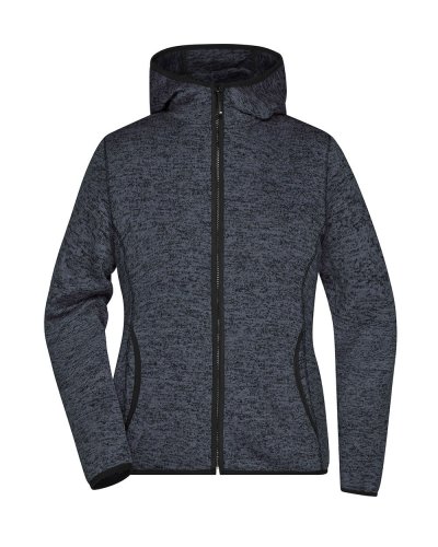 Ladies' Knitted Fleece Hoody