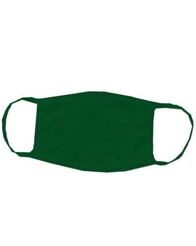 Mascherina 2 strati con elastici Verde