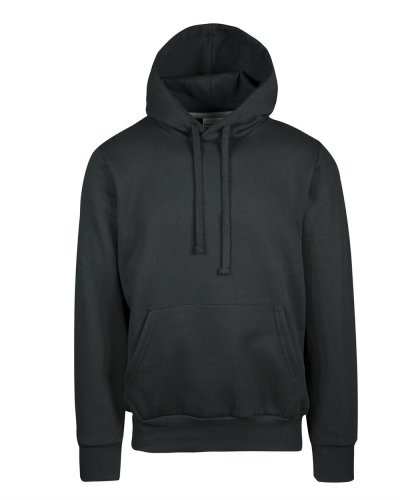 Felpa Cappuccio Manica dritta Nero