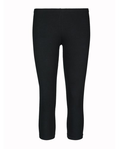 Leggings donna corti corsaro Nero