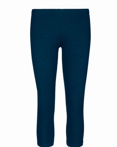 Leggings donna corti corsaro Blu Navy