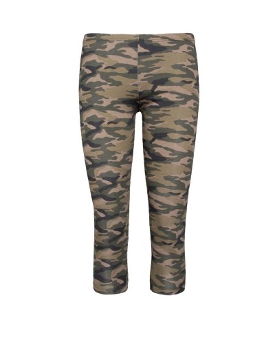 Leggings donna corti corsaro Mimetico Sabbia