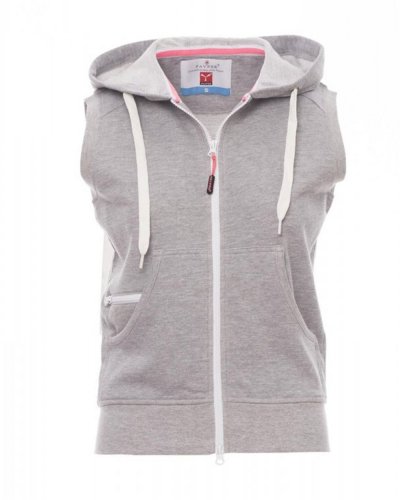 Felpa senza maniche da donna Boxer + lady Grigio Melange