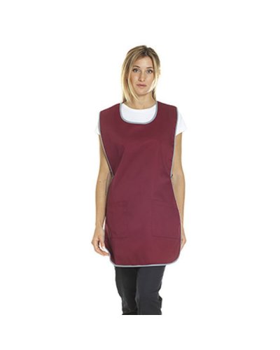 Pettorina Poncho unisex Bordeaux/Grigio