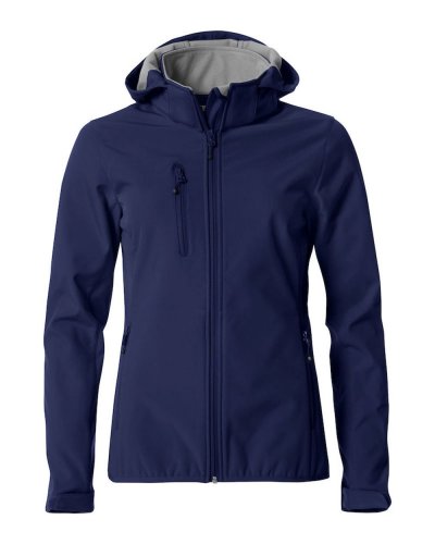 Basic Hoody Softshell Donna Blu