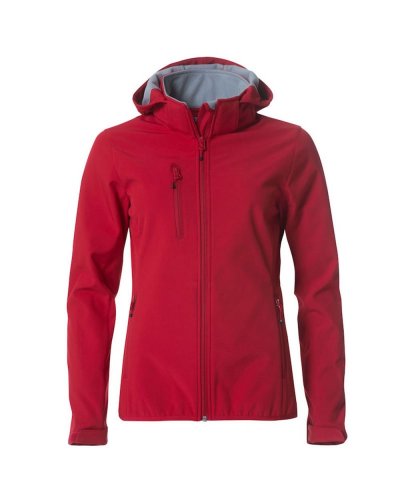 Basic Hoody Softshell Donna Rosso