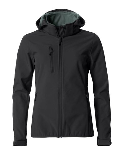 Basic Hoody Softshell Donna Nero
