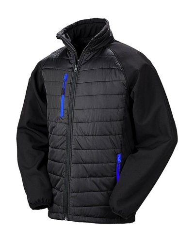 Softshell Imbottito Compass  Black/royal