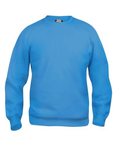 Felpa girocollo unisex Basic Roundneck Turchese
