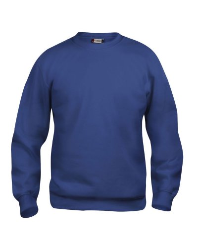 Felpa girocollo unisex Basic Roundneck Cobalto