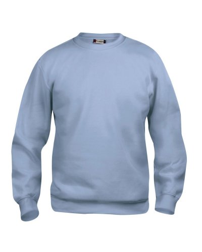 Felpa girocollo unisex Basic Roundneck Azzurro