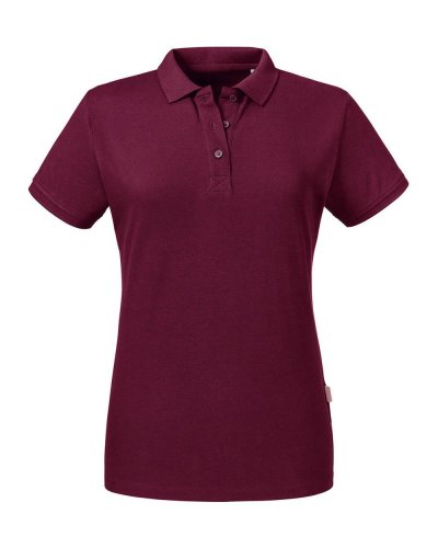 Polo donna Pure Organic Burgundy
