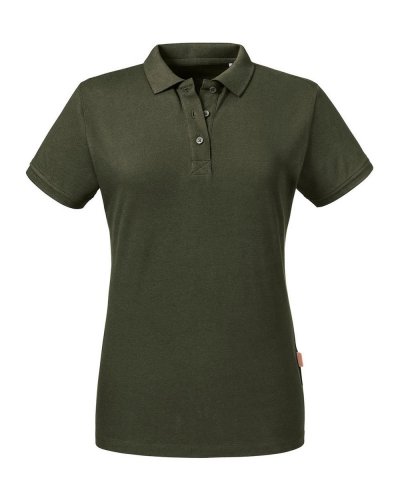 Polo donna Pure Organic Dark Olive