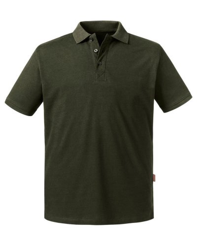Polo uomo Pure Organic Dark Olive