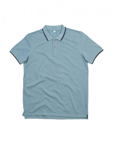 The Tipped Polo Light denim/navy