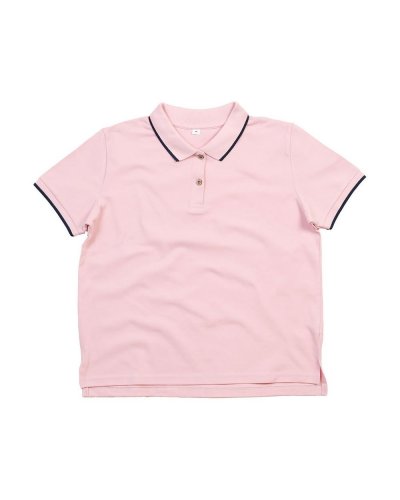 Polo donna Tipped Soft pink/navy