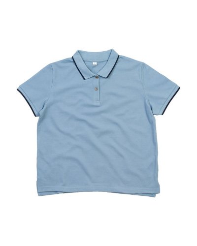 Polo donna Tipped Light denim/navy