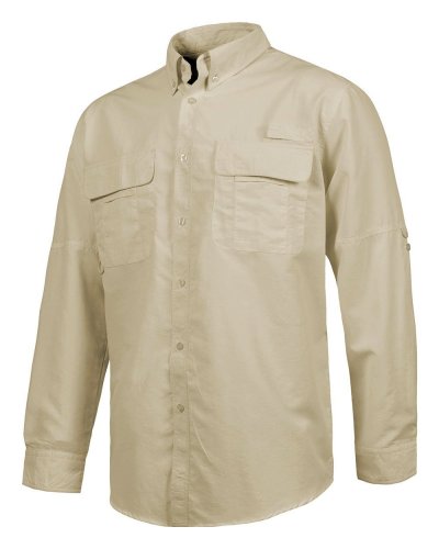 Camicia botton down manica lunga BEIGE
