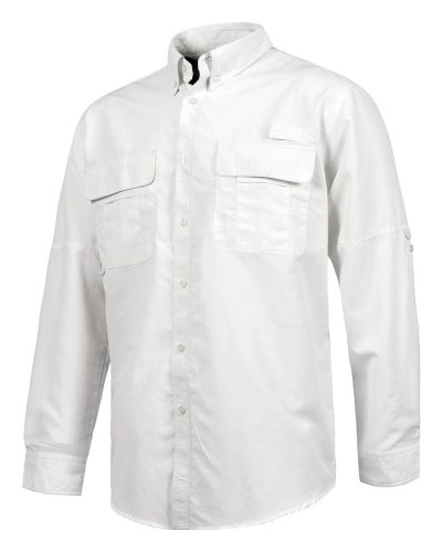 Camicia botton down manica lunga WHITE