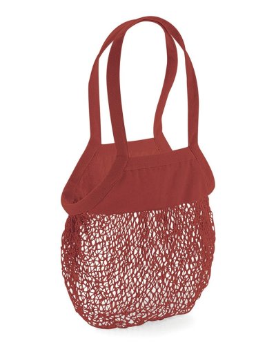 Sacchetto della spesa Organic Cotton Mesh Rust