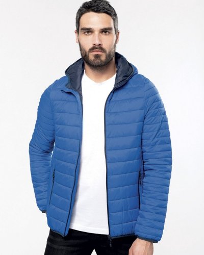 Piumino uomo leggero con cappuccio