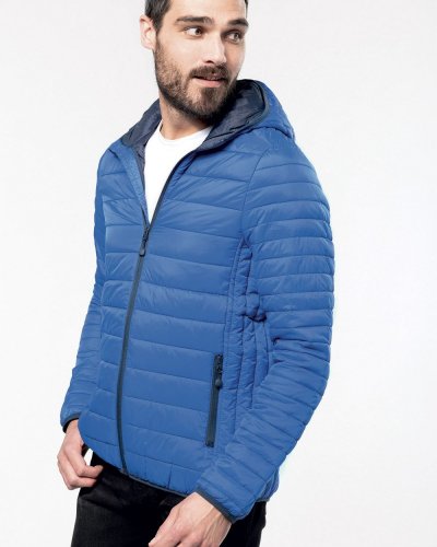 Piumino uomo leggero con cappuccio