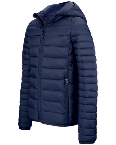 Piumino uomo leggero con cappuccio Navy