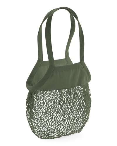 Sacchetto della spesa Organic Cotton Mesh Olive green