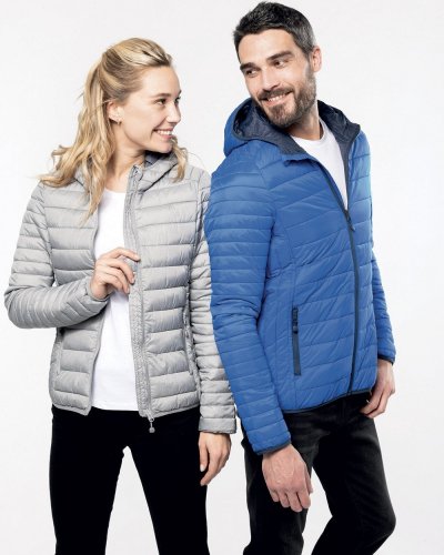 Piumino donna leggero con cappuccio