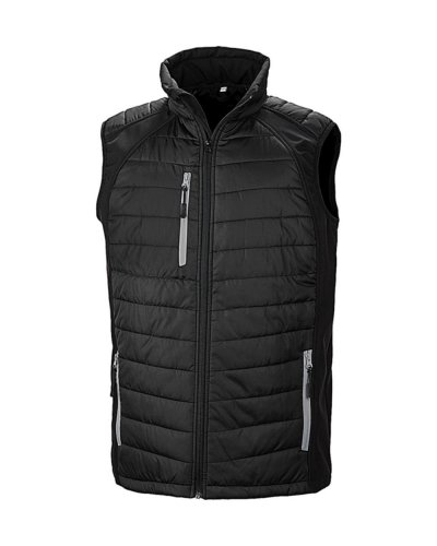 Smanicato Softshell Imbottito Compass  Nero / Grey