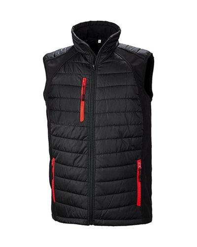 Smanicato Softshell Imbottito Compass  Nero / Rosso