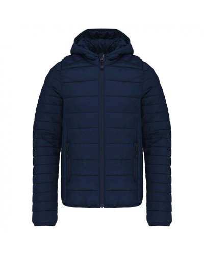 Piumino bambino leggero con cappuccio Navy