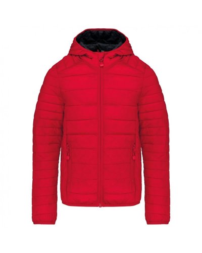 Piumino bambino leggero con cappuccio Red