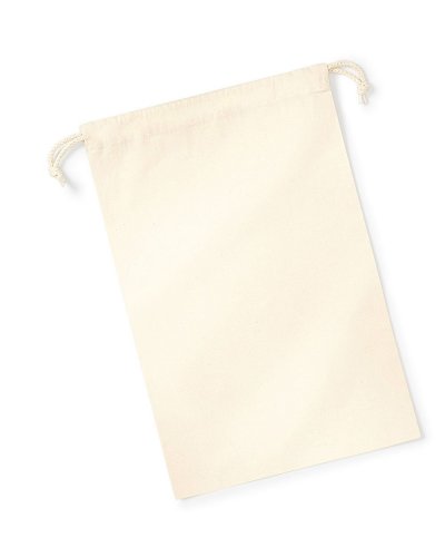 Sacchetto cotone organico Premium M Natural