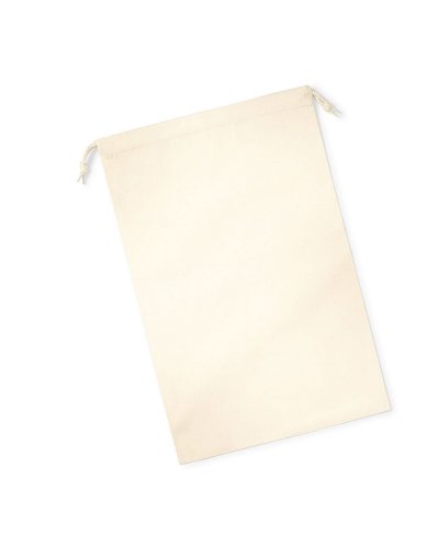Sacchetto cotone organico Premium L Natural