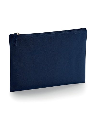 Astuccio in cotone organico etichetta removibile EarthAware French Navy