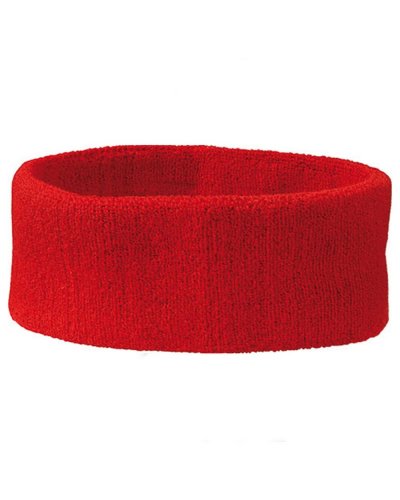 Terry Headband Red