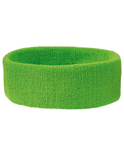 Terry Headband Lime Green