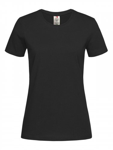Classic-T Organic Fitted Women Black Opal